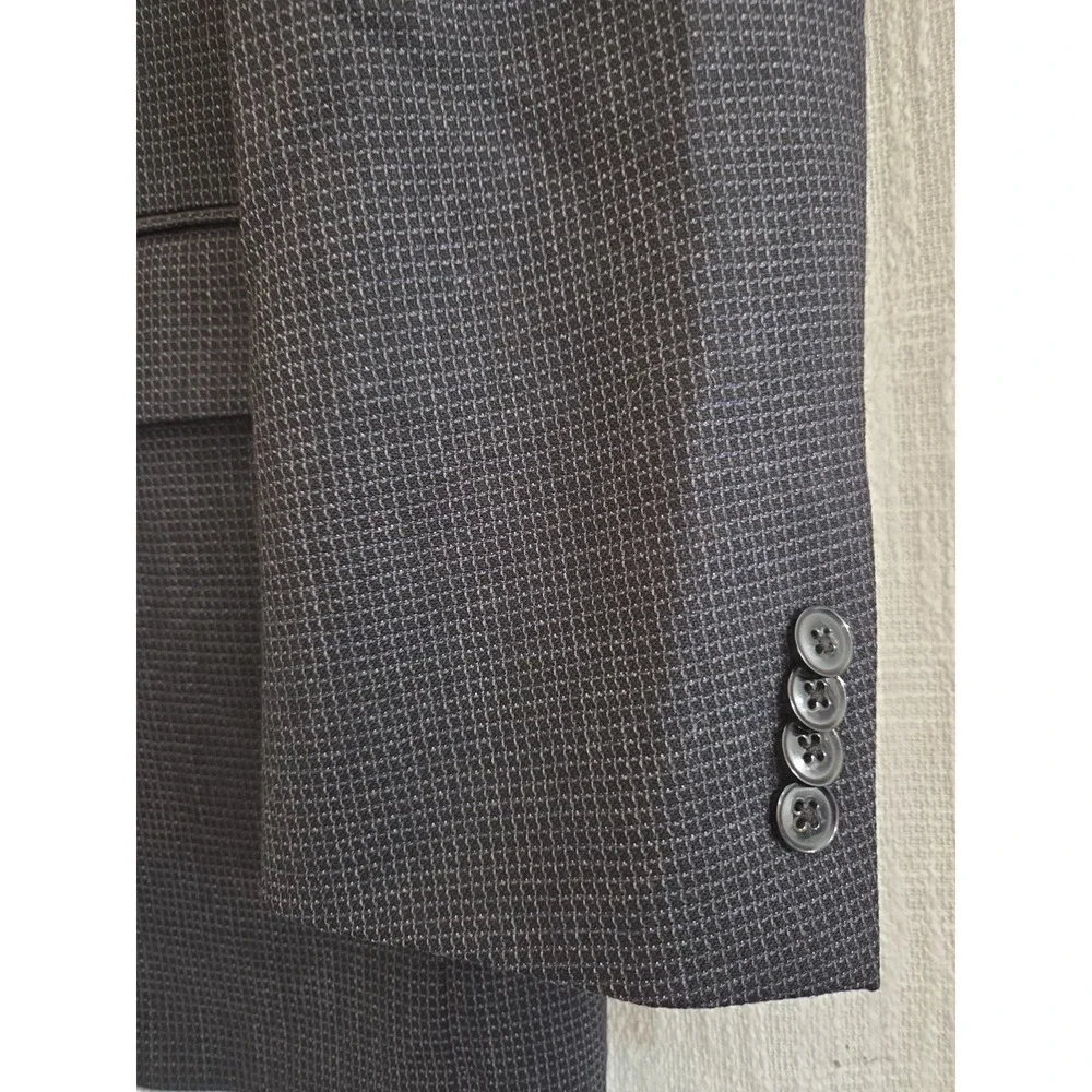 Peter Millar Charcoal Dark Gray  100% Wool Suit Coat Jacket Blazer Men's 42R